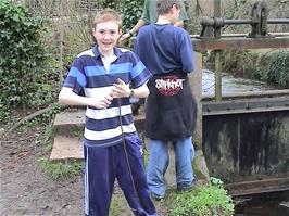 Matthew by the river at Staverton